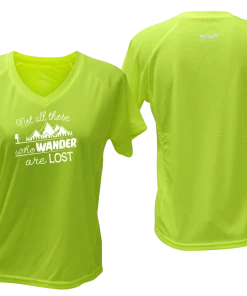 RUseeN Reflective Apparel Women's Reflective Short Sleeve Shirt - Wander