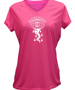 RUseeN Reflective Apparel Women's Short Sleeve Women's Reflective Short Sleeve Shirt - Wanderlust