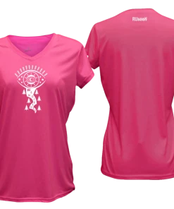 RUseeN Reflective Apparel Women's Short Sleeve Women's Reflective Short Sleeve Shirt - Wanderlust