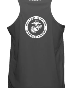 RUseeN Reflective Apparel Men's Reflective Tank Top - USMC Men's Tank Tops
