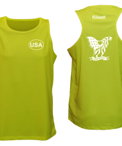 RUseeN Reflective Apparel Men's Reflective Tank Top - In God We Trust