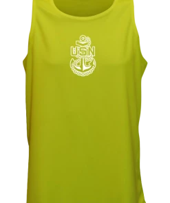 RUseeN Reflective Apparel Men's Reflective Tank Top - US Navy Men's Tank Tops