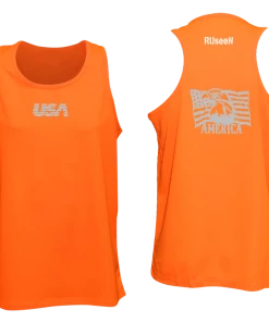 RUseeN Reflective Apparel Men's Tank Tops Men's Reflective Tank Top - America