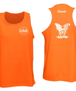 RUseeN Reflective Apparel Men's Reflective Tank Top - In God We Trust