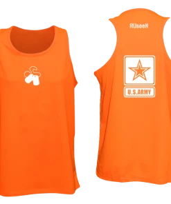 RUseeN Reflective Apparel Men's Tank Tops Men's Reflective Tank Top - US Army
