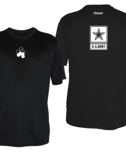 RUseeN Reflective Apparel Men's Short Sleeve Men's Reflective Short Sleeve Shirt - US Army