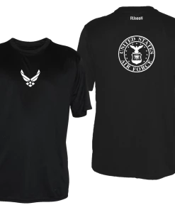 RUseeN Reflective Apparel Men's Reflective Short Sleeve Shirt - USAF