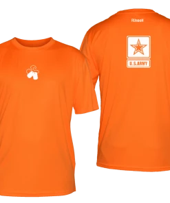 RUseeN Reflective Apparel Men's Short Sleeve Men's Reflective Short Sleeve Shirt - US Army