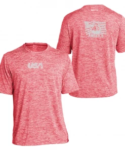 RUseeN Reflective Apparel Men's Reflective Short Sleeve Shirt - America