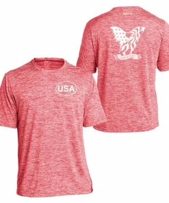 RUseeN Reflective Apparel Men's Reflective Short Sleeve Shirt - In God We Trust Men's Short Sleeve