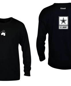RUseeN Reflective Apparel Unisex Reflective Long Sleeve Shirt - US Army