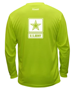RUseeN Reflective Apparel Unisex Reflective Long Sleeve Shirt - US Army