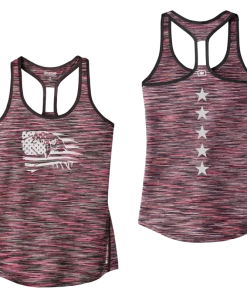 RUseeN Reflective Apparel Women's Reflective Tank Top - Eagle Flag