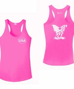 RUseeN Reflective Apparel Women's Reflective Tank Top - In God We Trust Women's Tank Tops