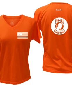 RUseeN Reflective Apparel Women's Reflective Short Sleeve Shirt - POWMIA