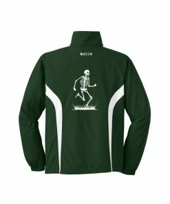 RUseeN Reflective Apparel Men's Reflective Colorblock Windbreaker--Skeleton