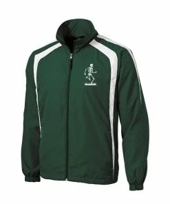 RUseeN Reflective Apparel Men's Reflective Colorblock Windbreaker--Skeleton