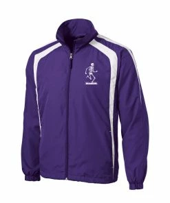 RUseeN Reflective Apparel Men's Reflective Colorblock Windbreaker--Skeleton