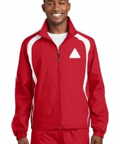RUseeN Reflective Apparel Men's Jackets & Sweatshirts Men's Reflective Colorblock Windbreaker--Broken Diamond