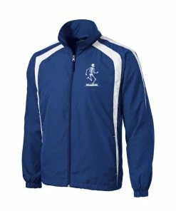 RUseeN Reflective Apparel Men's Reflective Colorblock Windbreaker--Skeleton