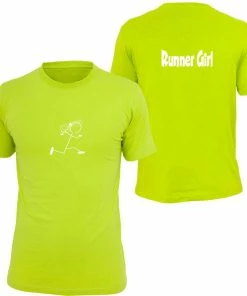 RUseeN Reflective Apparel Kids Reflective Short Sleeve Shirt - Runner Girl