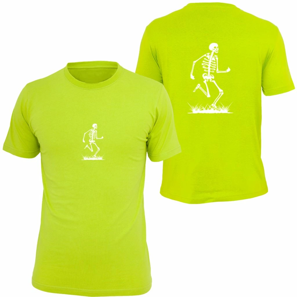 RUseeN Reflective Apparel Kids Reflective Short Sleeve Shirt - Skeleton