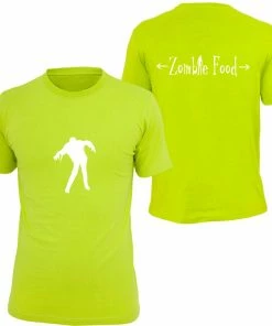 RUseeN Reflective Apparel Kids Reflective Short Sleeve Shirt - Zombie Food