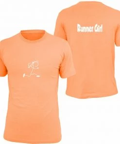 RUseeN Reflective Apparel Kids Reflective Short Sleeve Shirt - Runner Girl