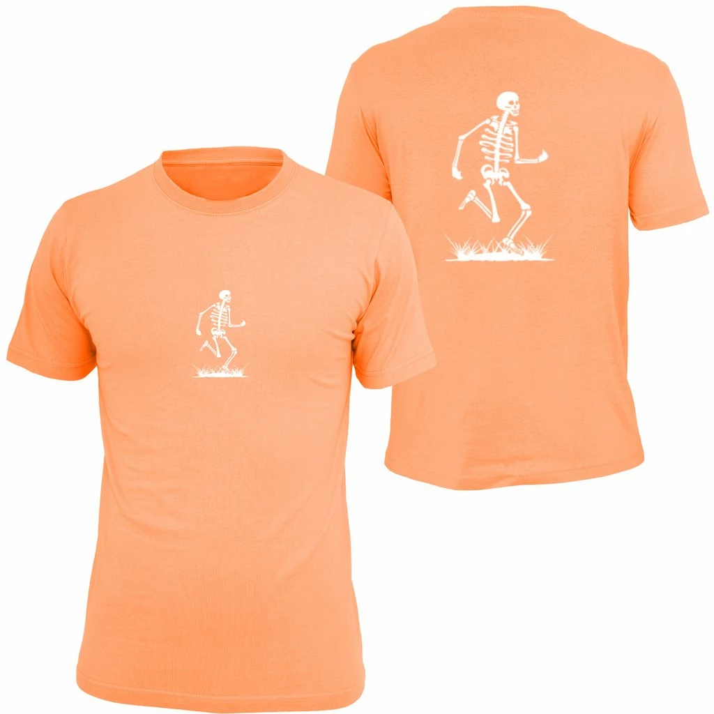 RUseeN Reflective Apparel Kids Reflective Short Sleeve Shirt - Skeleton