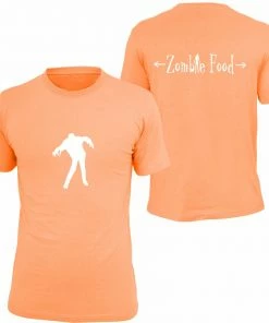 RUseeN Reflective Apparel Kids Reflective Short Sleeve Shirt - Zombie Food