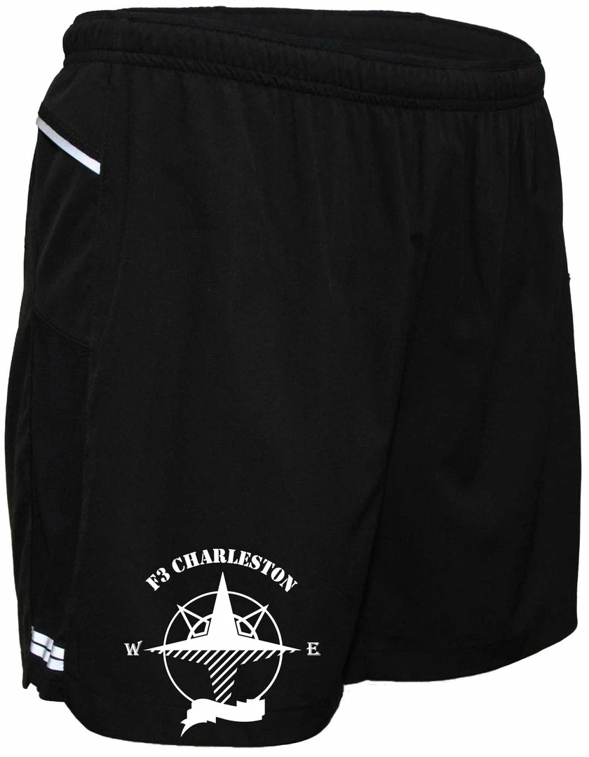 RUseeN Reflective Apparel Men's Reflective Charleston F3 Shorts Clubs