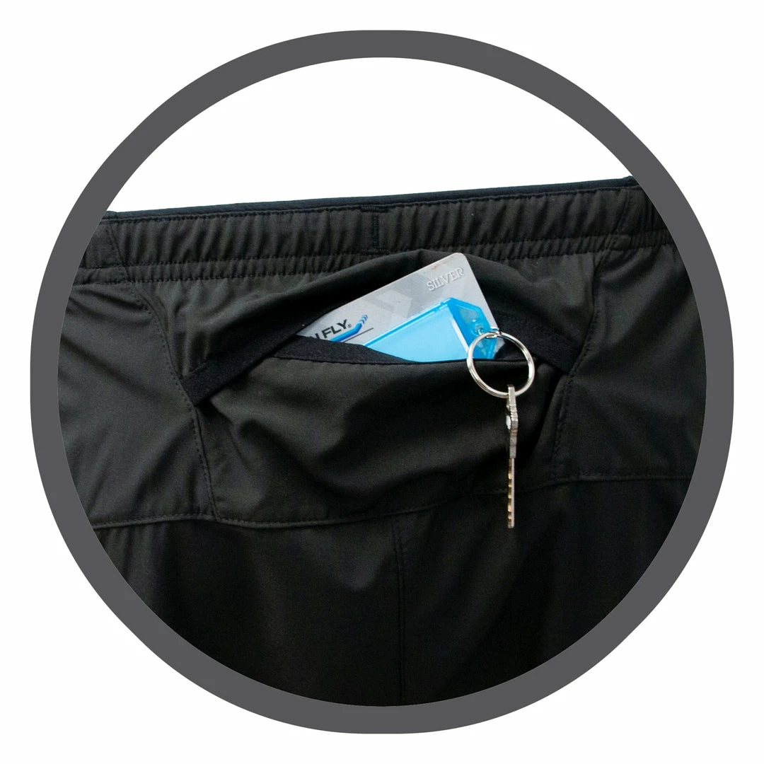 RUseeN Reflective Apparel Men's 5" 2-in-1 Reflective Running Shorts - RUN Squared Men's Bottoms
