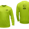 RUSEEN Reflective Apparel LLC Unisex Cardiac Athlete Long Sleeve Shirt - Reflective Or Black Text Cardiac Athlete Collection