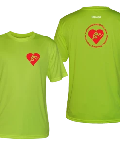 RUSEEN Reflective Apparel LLC Men's Cardiac Athletes .Org Short Sleeve Shirt - Reflective Or Red Logos Clubs