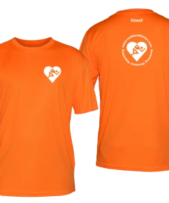 RUSEEN Reflective Apparel LLC Men's Cardiac Athletes .Org Short Sleeve Shirt - Reflective Or Red Logos Clubs