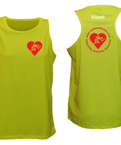 RUSEEN Reflective Apparel LLC Clubs Men's Cardiac Athletes .Org Tank Top - Reflective Or Red Logos
