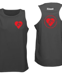RUSEEN Reflective Apparel LLC Clubs Men's Cardiac Athletes .Org Tank Top - Reflective Or Red Logos