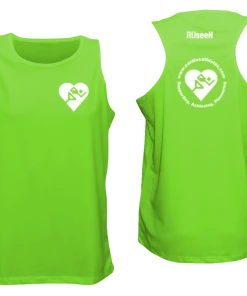 RUSEEN Reflective Apparel LLC Clubs Men's Cardiac Athletes .Org Tank Top - Reflective Or Red Logos