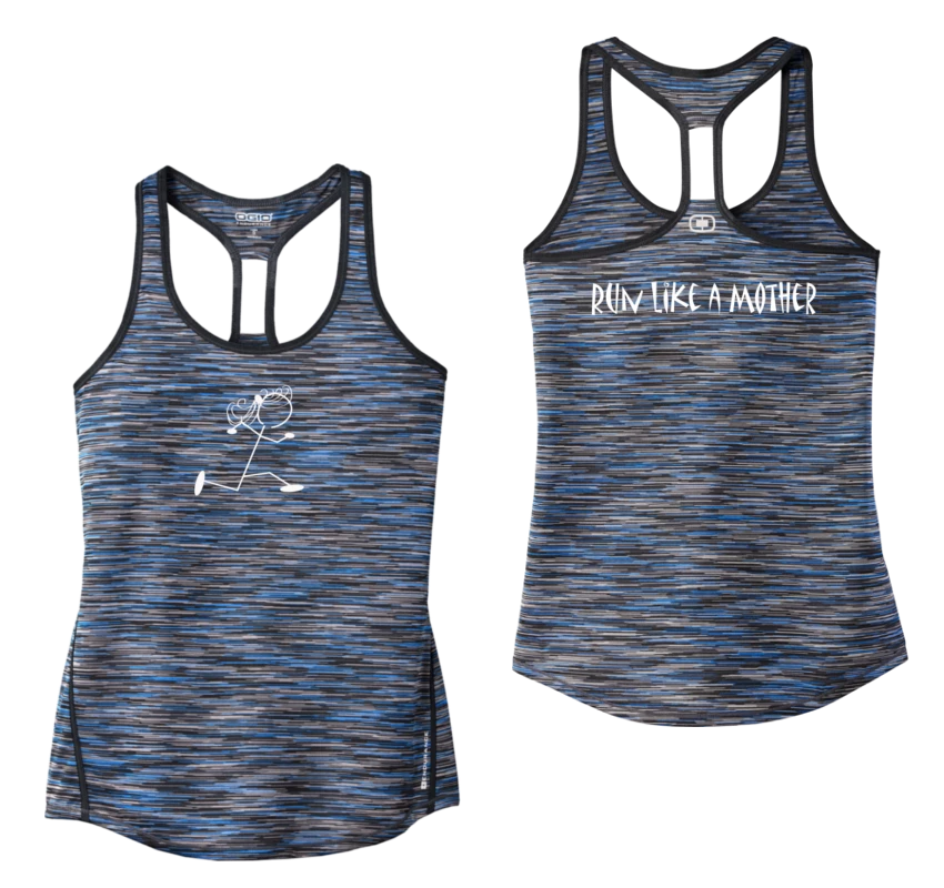 RUseeN Reflective Apparel Women's Reflective Tank Top - Run Like A Mother Women's Tank Tops