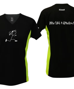 RUseeN Reflective Apparel Women's Short Sleeve Women's Reflective Short Sleeve Shirt - Run Like A Grandma