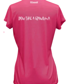 RUseeN Reflective Apparel Women's Short Sleeve Women's Reflective Short Sleeve Shirt - Run Like A Grandma