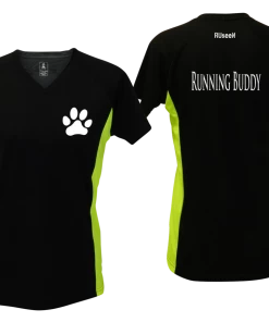 RUseeN Reflective Apparel Women's Reflective Short Sleeve Shirt - Running Buddy Women's Short Sleeve