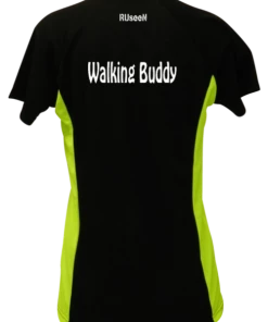 RUseeN Reflective Apparel Women's Reflective Short Sleeve Shirt - Walking Buddy Women's Short Sleeve