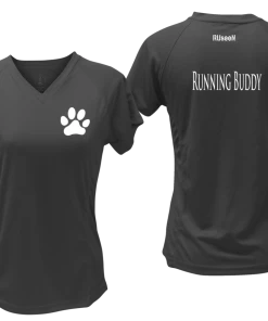 RUseeN Reflective Apparel Women's Reflective Short Sleeve Shirt - Running Buddy Women's Short Sleeve