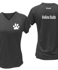 RUseeN Reflective Apparel Women's Reflective Short Sleeve Shirt - Walking Buddy Women's Short Sleeve