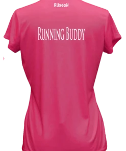 RUseeN Reflective Apparel Women's Reflective Short Sleeve Shirt - Running Buddy Women's Short Sleeve