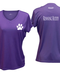 RUseeN Reflective Apparel Women's Reflective Short Sleeve Shirt - Running Buddy Women's Short Sleeve