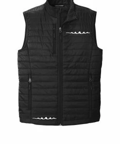 RUseeN Reflective Apparel Men's Reflective Full Zip Packable Puffy Vest--3 Left! Men's Jackets & Sweatshirts