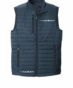 RUseeN Reflective Apparel Men's Reflective Full Zip Packable Puffy Vest--3 Left! Men's Jackets & Sweatshirts