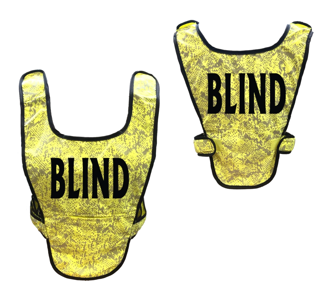 RUseeN Reflective Apparel Blind / Visually Impaired Collection Reflective Running Vest - Blind